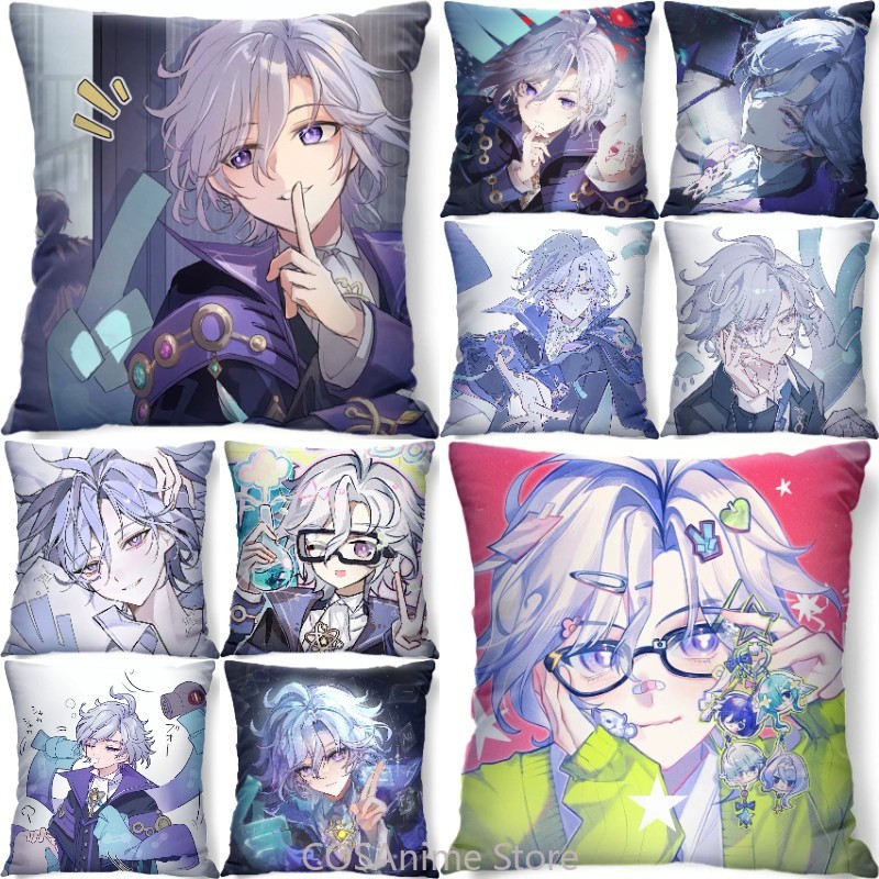 Throw Pillow - Mitya Genshin Impact Cosplay Peluş Kare