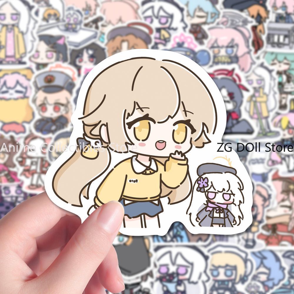Wall Sticker - 80 adet Anime mavi arşiv Sorasaki