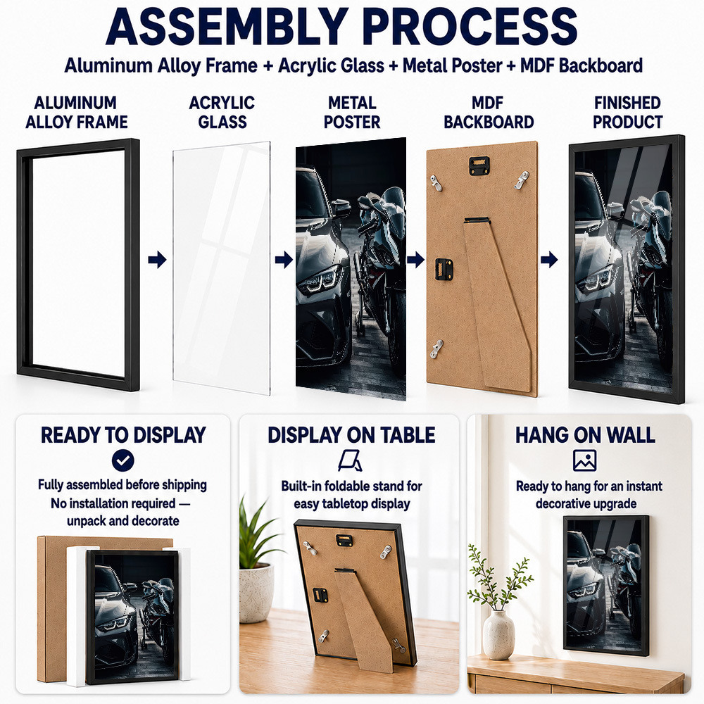 Siyah Araba ve Motosiklet İkil - Picture Frame incelemesi ve fiyatı