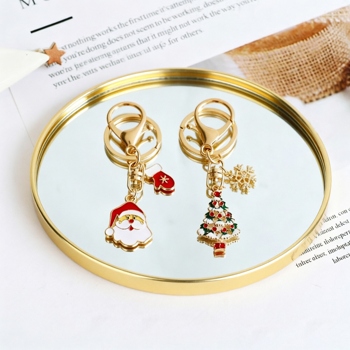 Altın Tonlu Yuvarlak Ayna Teps - Decorative Mirror incelemesi ve fiyatı