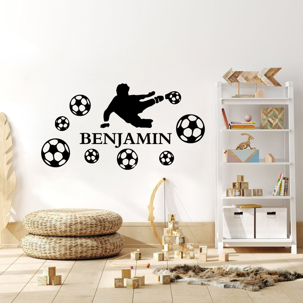 1 adet Moda Özel Ad Çocuk Futb - Wall Sticker incelemesi ve fiyatı
