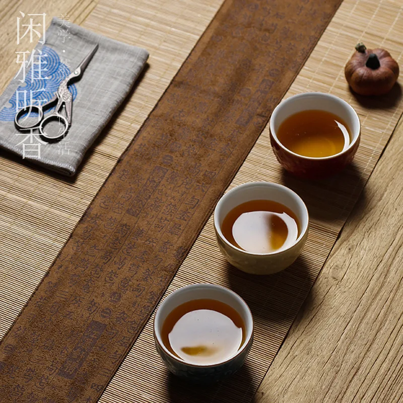 Kumaş Bambu Çay Matı, Keten Ze - Table Runner incelemesi ve fiyatı
