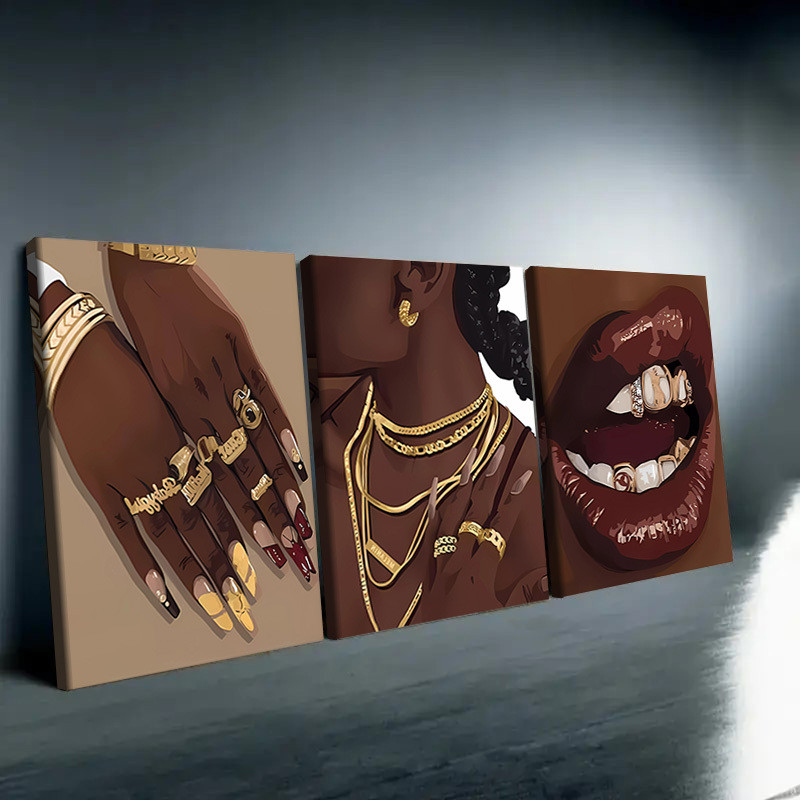 3 adet Çerçeveli Soyut Kanvas  - Picture Frame incelemesi ve fiyatı