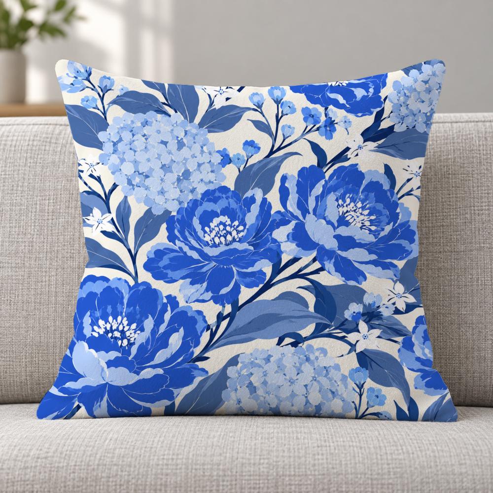Desenli Çiçekli B-Mavi Beyaz Ç - Interior Design Living Room incelemesi ve fiyatı