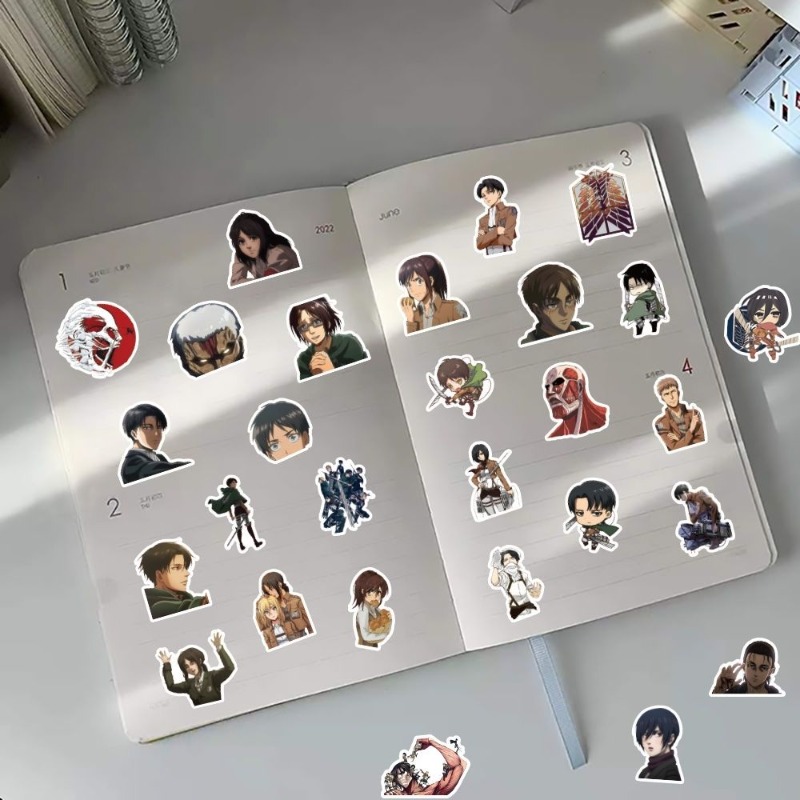 60 adet Titan Anime çıkartmala - Wall Sticker incelemesi ve fiyatı