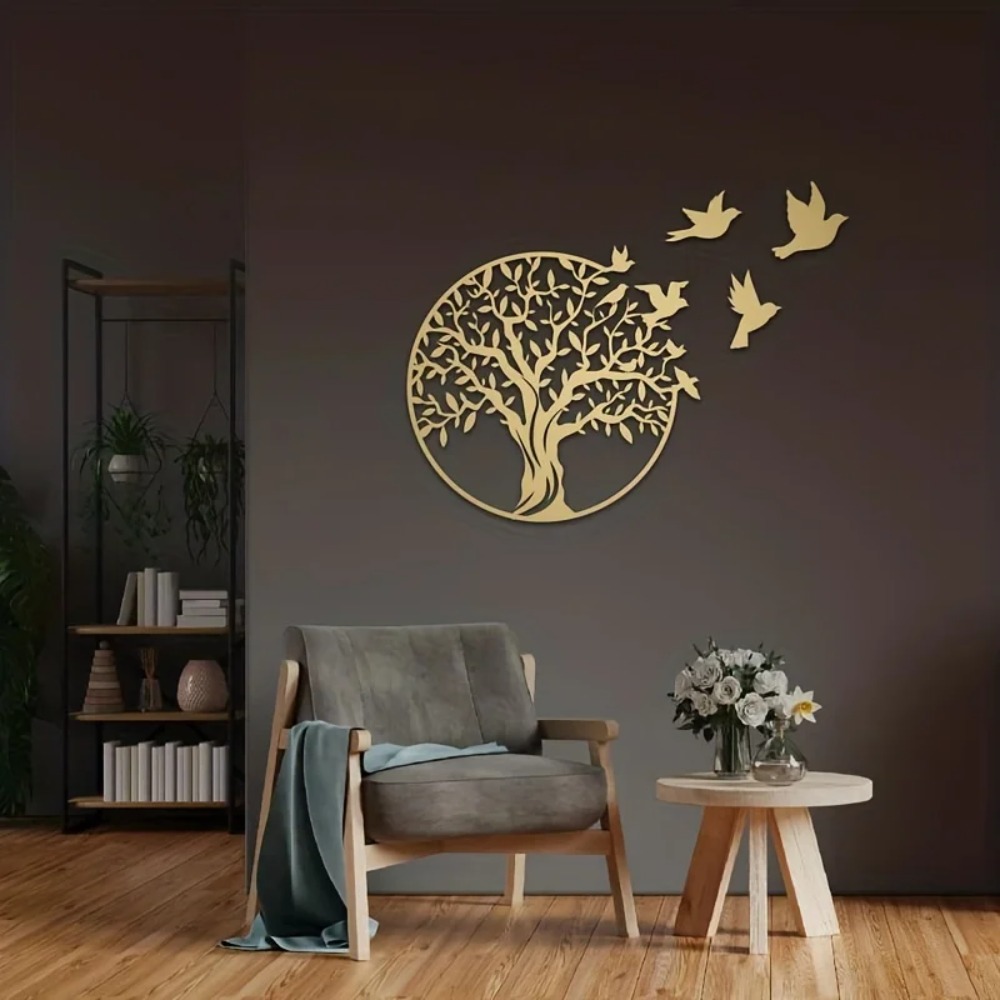Metal Duvar Sanatı Hayat Ağacı - Interior Design Living Room incelemesi ve fiyatı