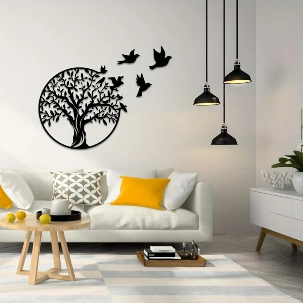 Metal Duvar Sanatı Hayat Ağacı - Interior Design Living Room incelemesi ve fiyatı