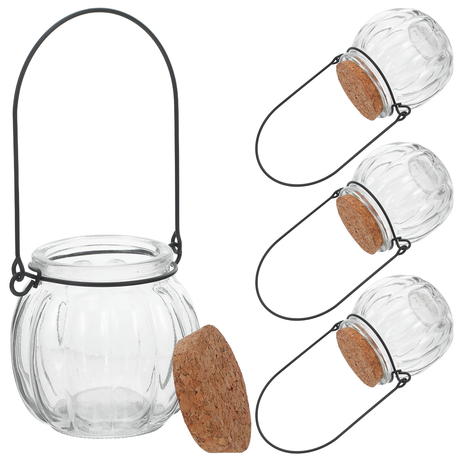 4 Adet Asılabilir, Şeffaf Cam  - Vase Decor incelemesi ve fiyatı