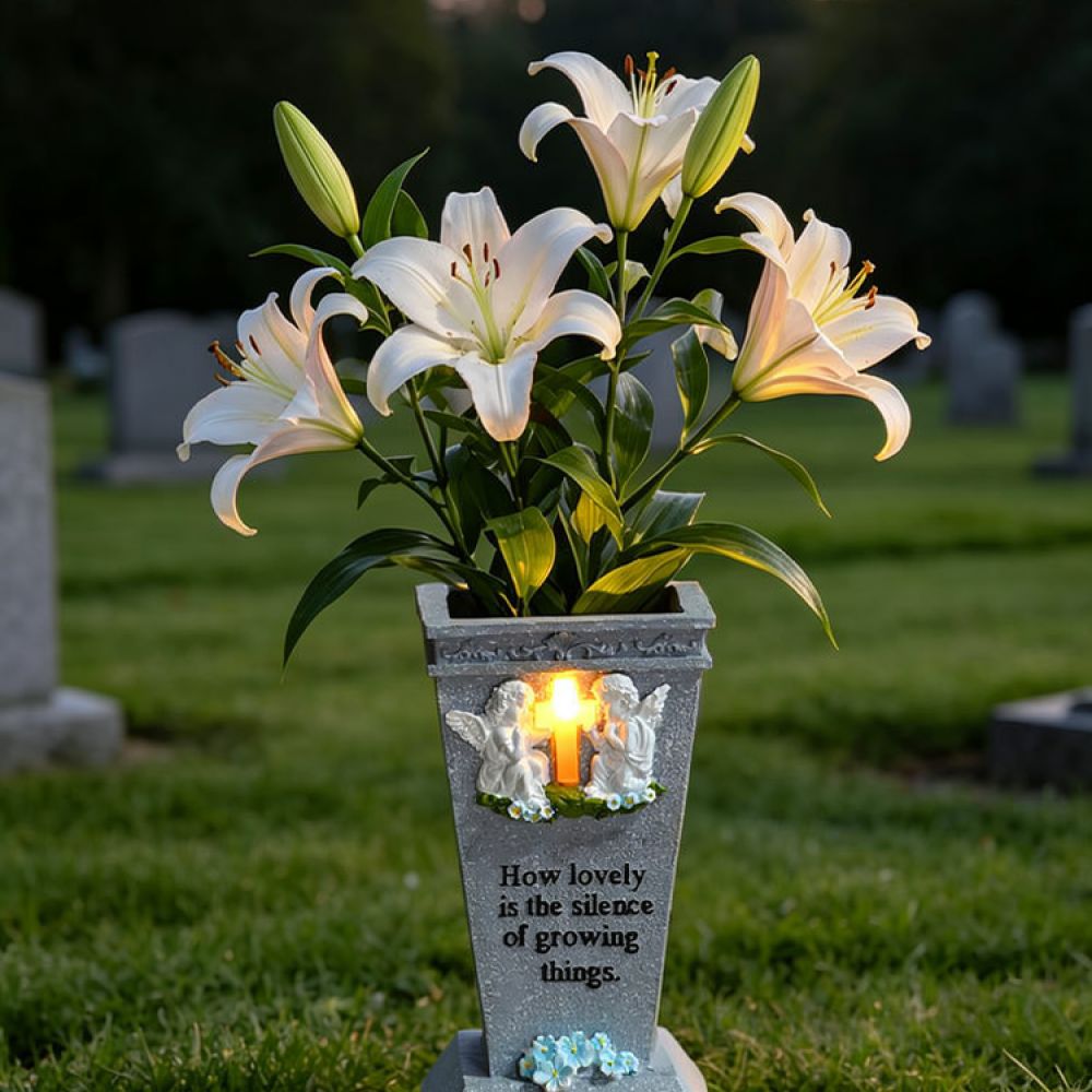 Reçine Güneş Enerjili Haç Şekl - Vase Decor incelemesi ve fiyatı